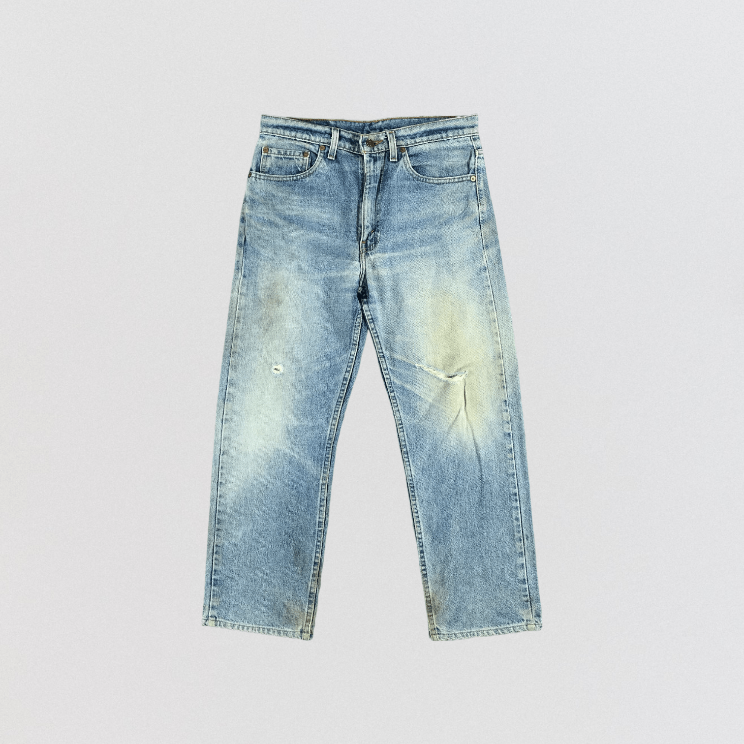 Levi's × Vintage Vintage 90s Blue Wash Levis 505 Jeans-JM2174 Size US 33 - 1 Thumbnail