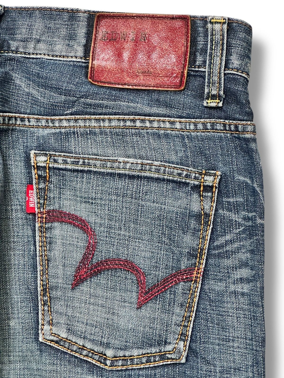 Edwin Edwin EDGE of BLUE JEANS Japan Straight Leg with Faded Wash Size US 35 - 8 Thumbnail