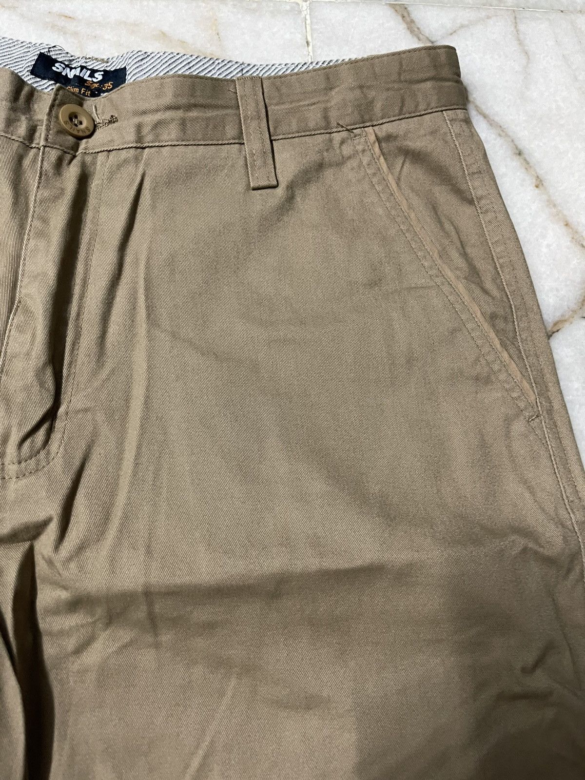 Japanese Brand Snail's Slack Pants Brown Size US 35 - 3 Thumbnail