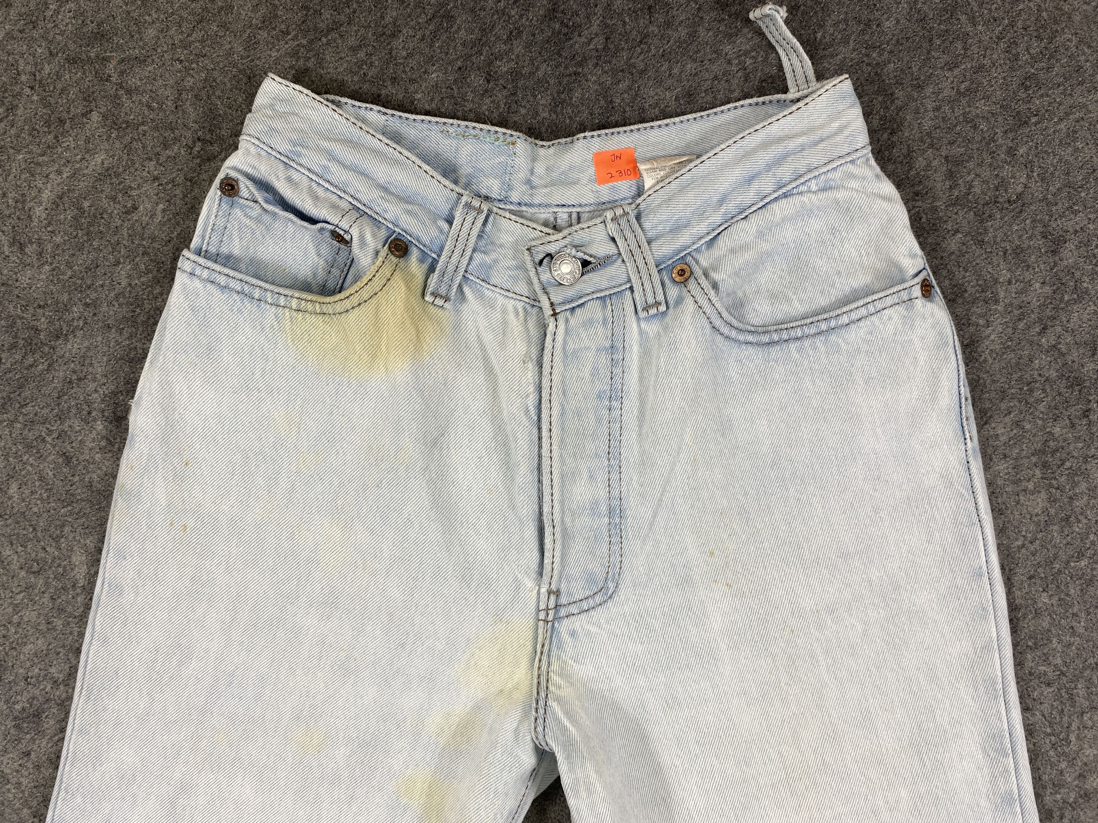Japanese Brand W25 Light Wash Vintage Levi's 501 USA 25x27 Denim -JN2310 Size US 26 / EU 42 - 3 Thumbnail