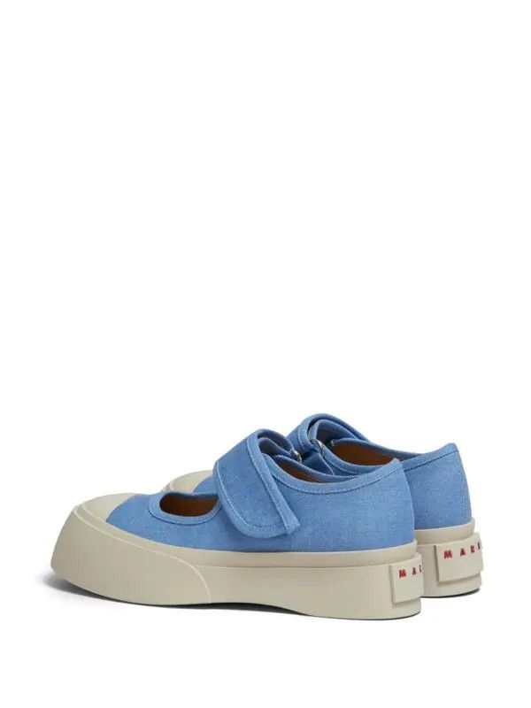 Marni o1w1db11125 Pablo Mare Jane Sneakers in Blue Size US 9 / IT 39 - 3 Thumbnail