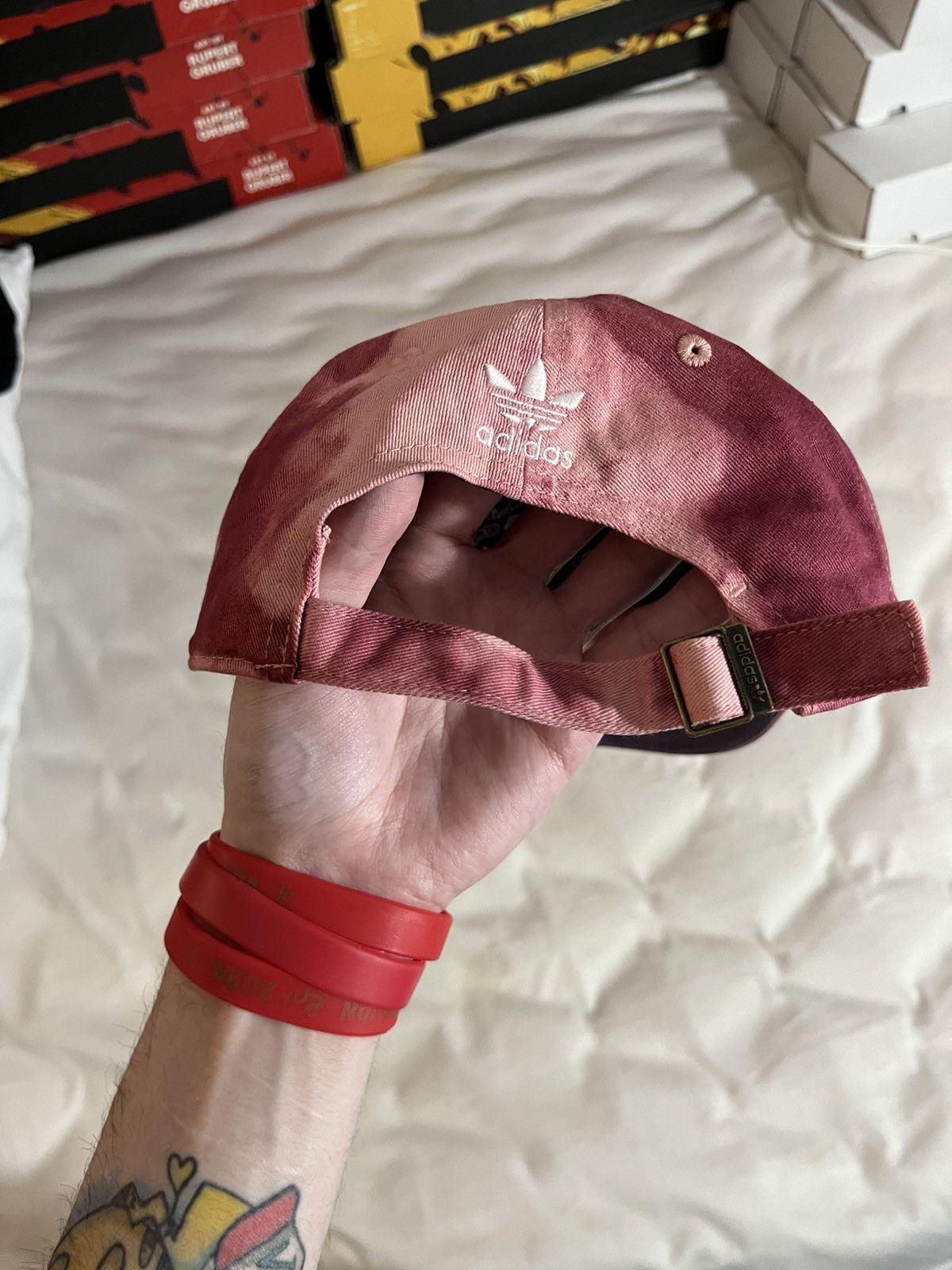 Adidas Adidas pink dyed hat Size ONE SIZE - 2 Thumbnail