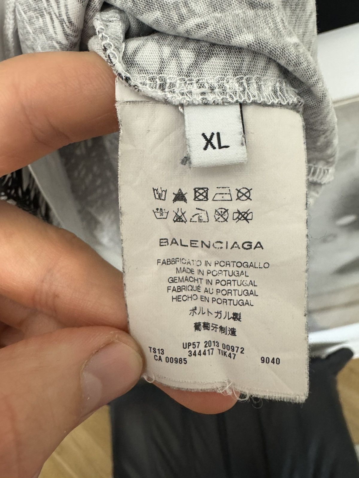 Balenciaga SS14 Archive Balenciaga Graffiti Noise Print Tee Archive Size US XL / EU 56 / 4 - 5 Thumbnail