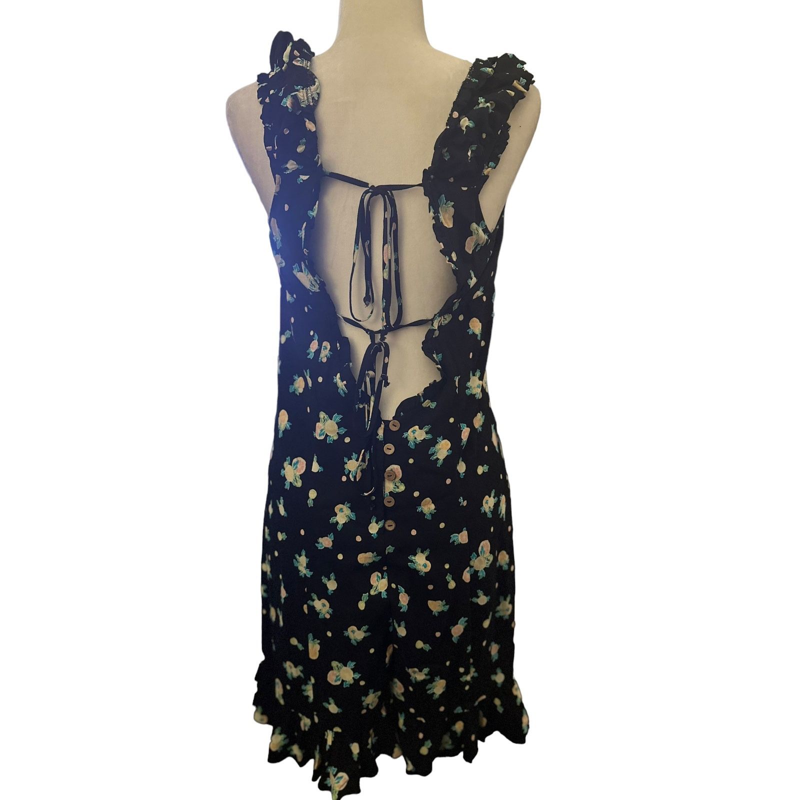 Free People Free People "Like a Lady" Mini Dress, Size L Size L / US 10 / IT 46 - 6 Thumbnail