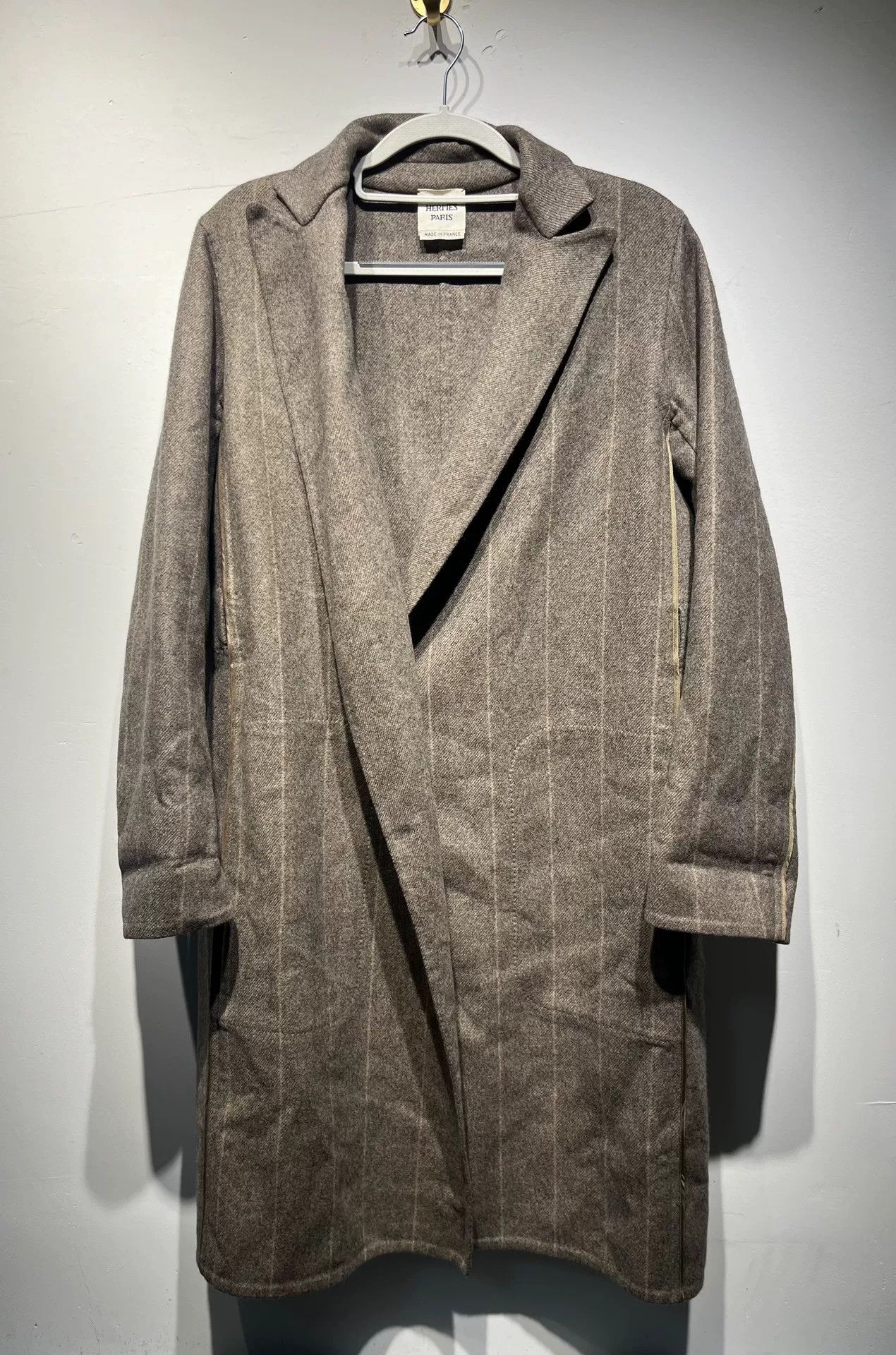 Hermes Hermes Striped Coat 38 Women Size S / US 4 / IT 40 - 1 Thumbnail