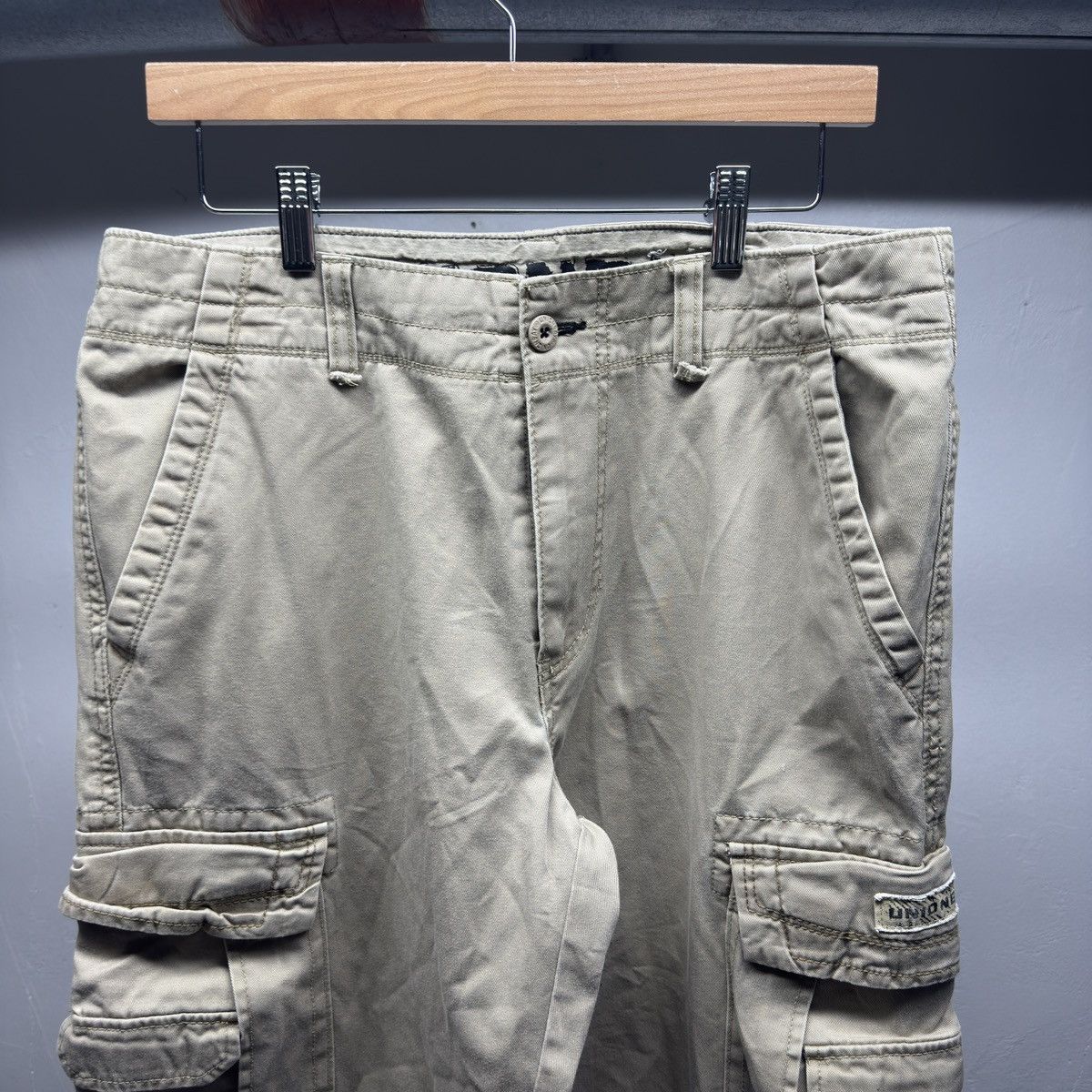 Vintage Y2K Faded Beige Cargo Pants ERD Grunge Skater Raimundo Size US 32 / EU 48 - 6 Thumbnail
