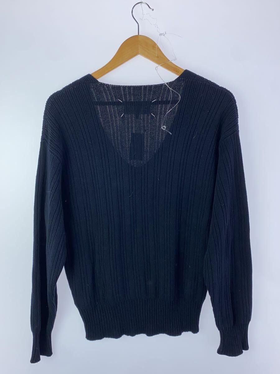 Maison Margiela Ribbed V Neck Knit Sweater Size US S / EU 44-46 / 1 - 2 Thumbnail