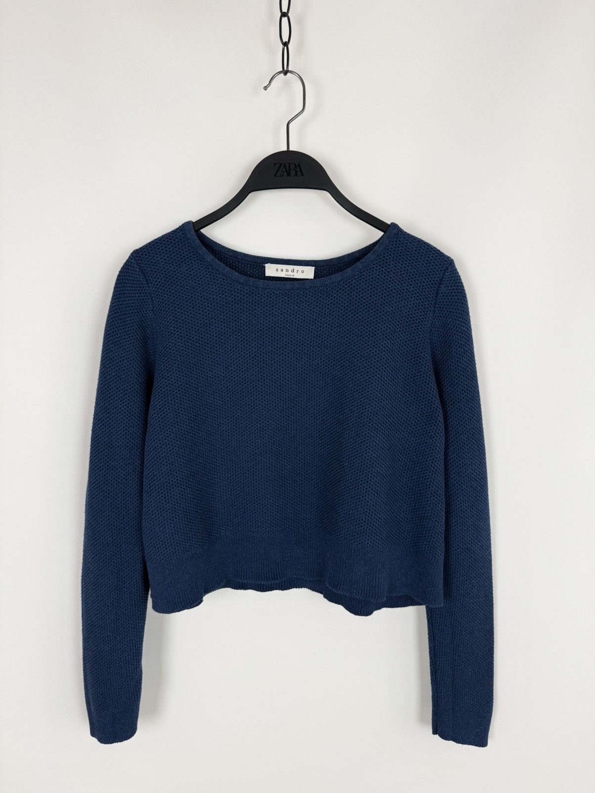 Sandro Sandro Paris Knit Cropped Sweater Size M / US 6-8 / IT 42-44 - 2 Thumbnail