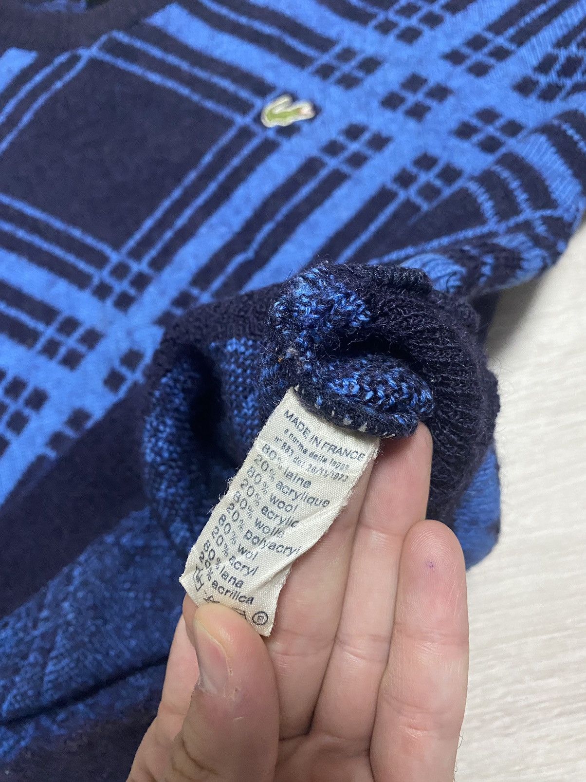 Japanese Brand Vintage Lacoste Sweater 100%wool size S 80’s Size US S / EU 44-46 / 1 - 7 Thumbnail