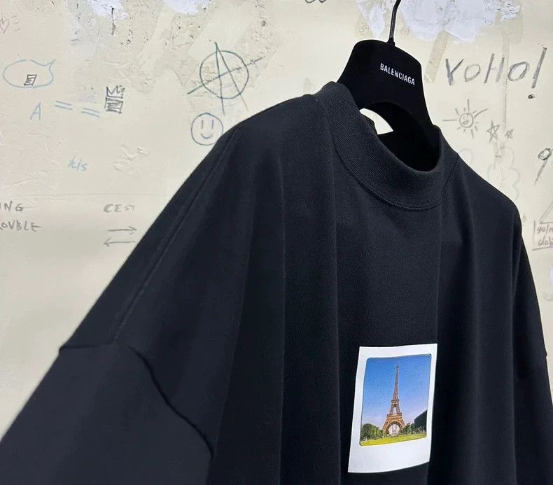 Balenciaga Balenciaga Tower polaroid short sleeves Size US XXS / EU 40 - 3 Thumbnail