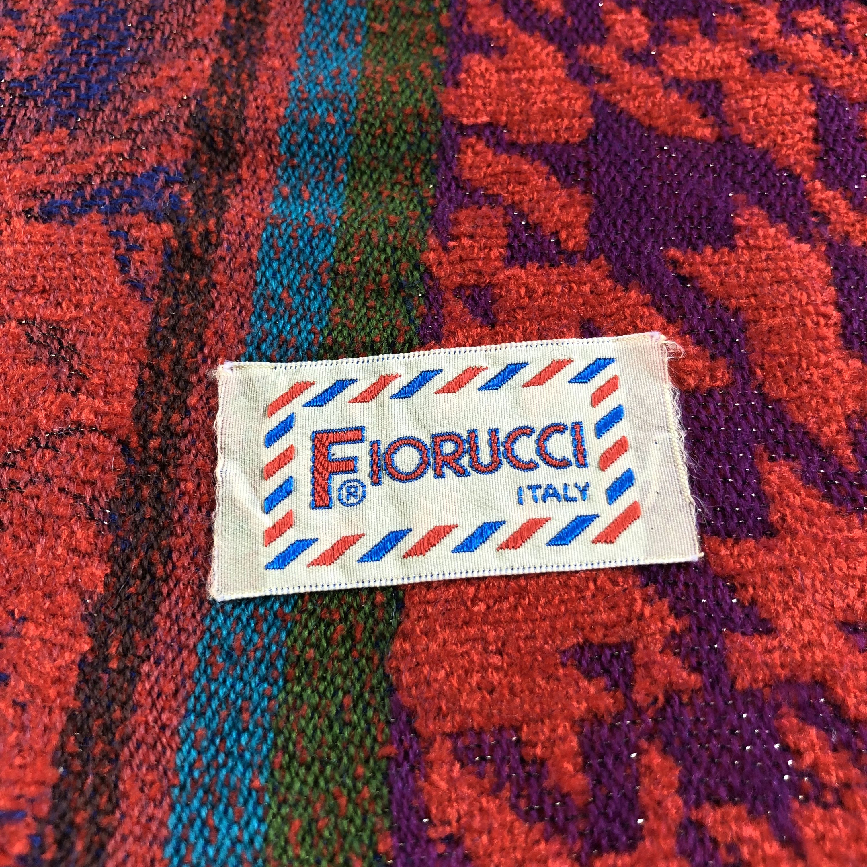 Fiorucci Fiorucci Houndstooth Wool Scarf Muffler Neckwear V2153 Size ONE SIZE - 5 Thumbnail