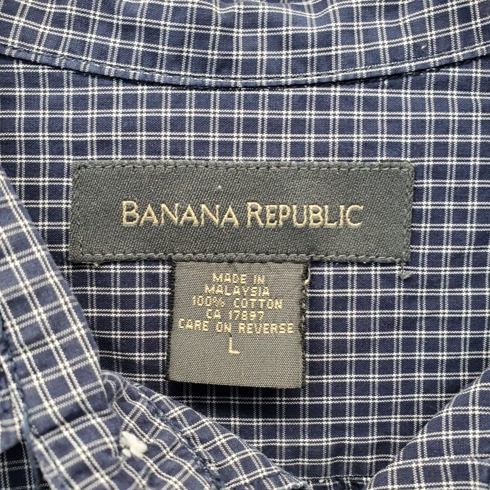 Banana Republic Banana Republic Shirt Womens Size L Multicolor Check Long Sleeve Collared Button Down Regular Fit Clothing Top Women Size L / US 10 / IT 46 - 7 Thumbnail