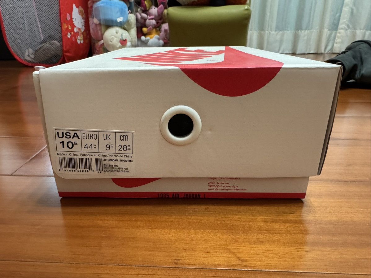 Jordan Brand Nike Air Jordan 1 Retro High OG Nigel Sylvester Size US 10.5 / EU 43-44 - 10 Thumbnail