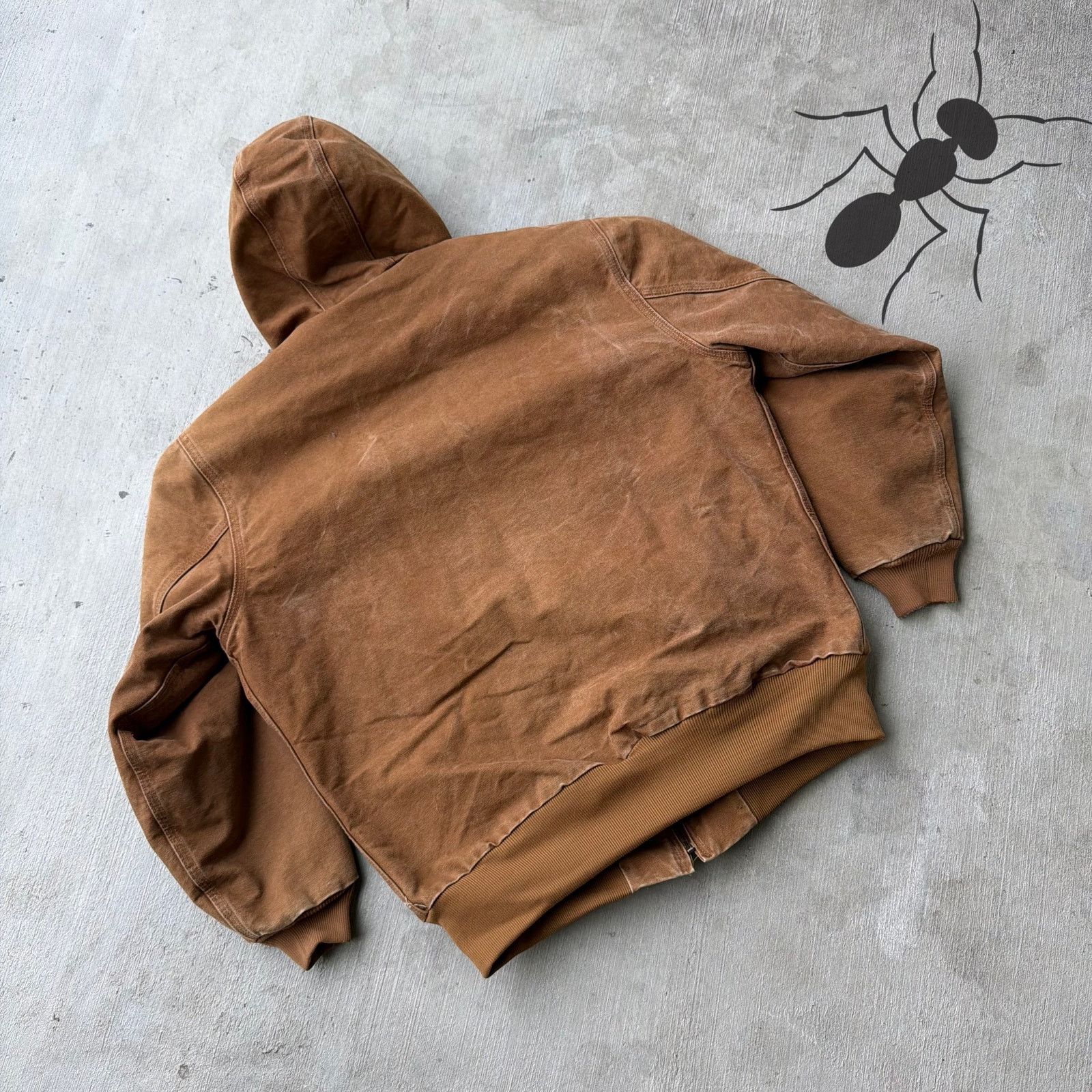 Carhartt × Vintage Carhartt WOMENS WJ130 Brown hooded work wear jacket Size US XL / EU 56 / 4 - 6 Thumbnail