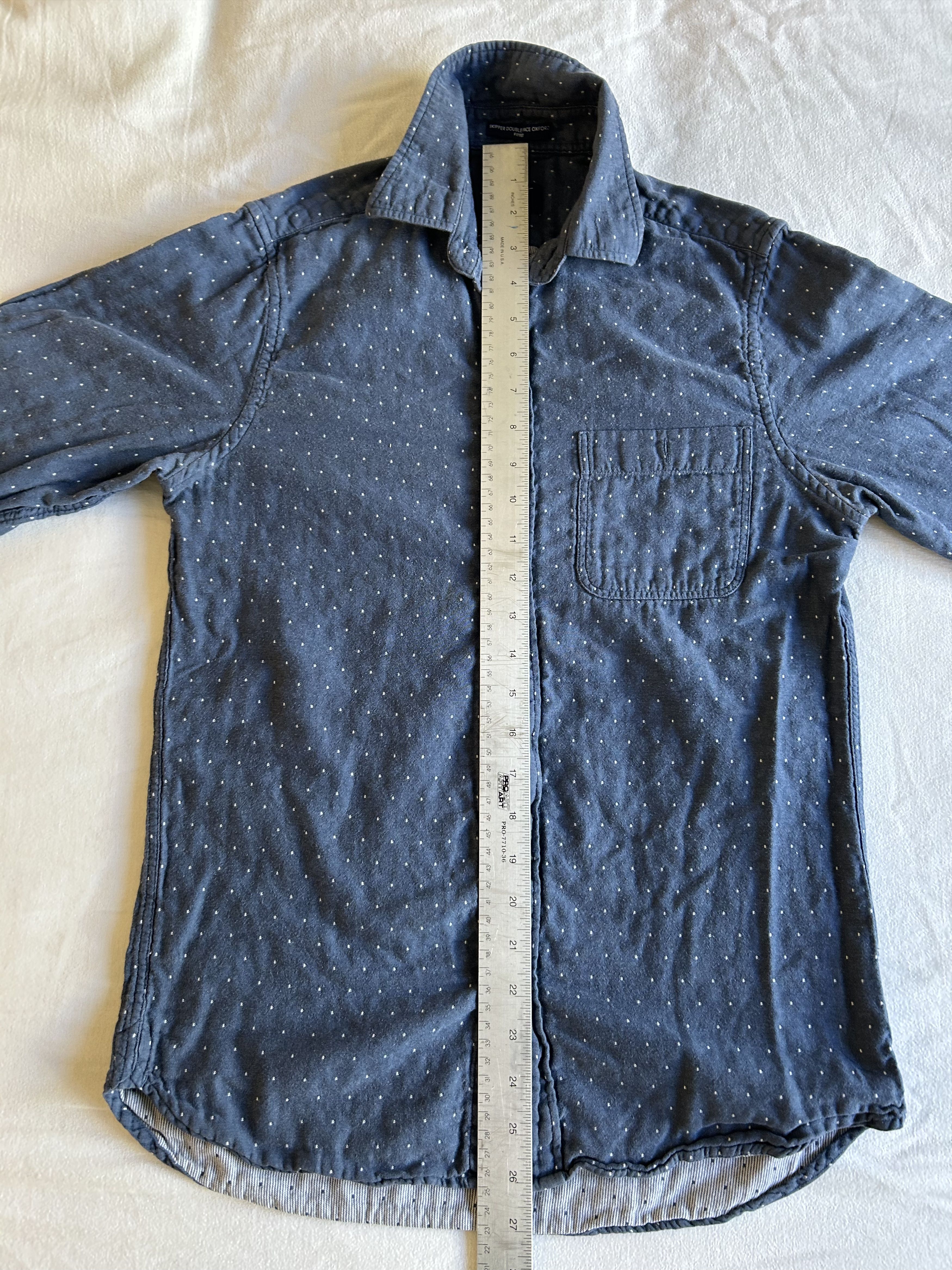 Gant Gant super-soft cotton dotted navy shirt Size US S / EU 44-46 / 1 - 9 Thumbnail