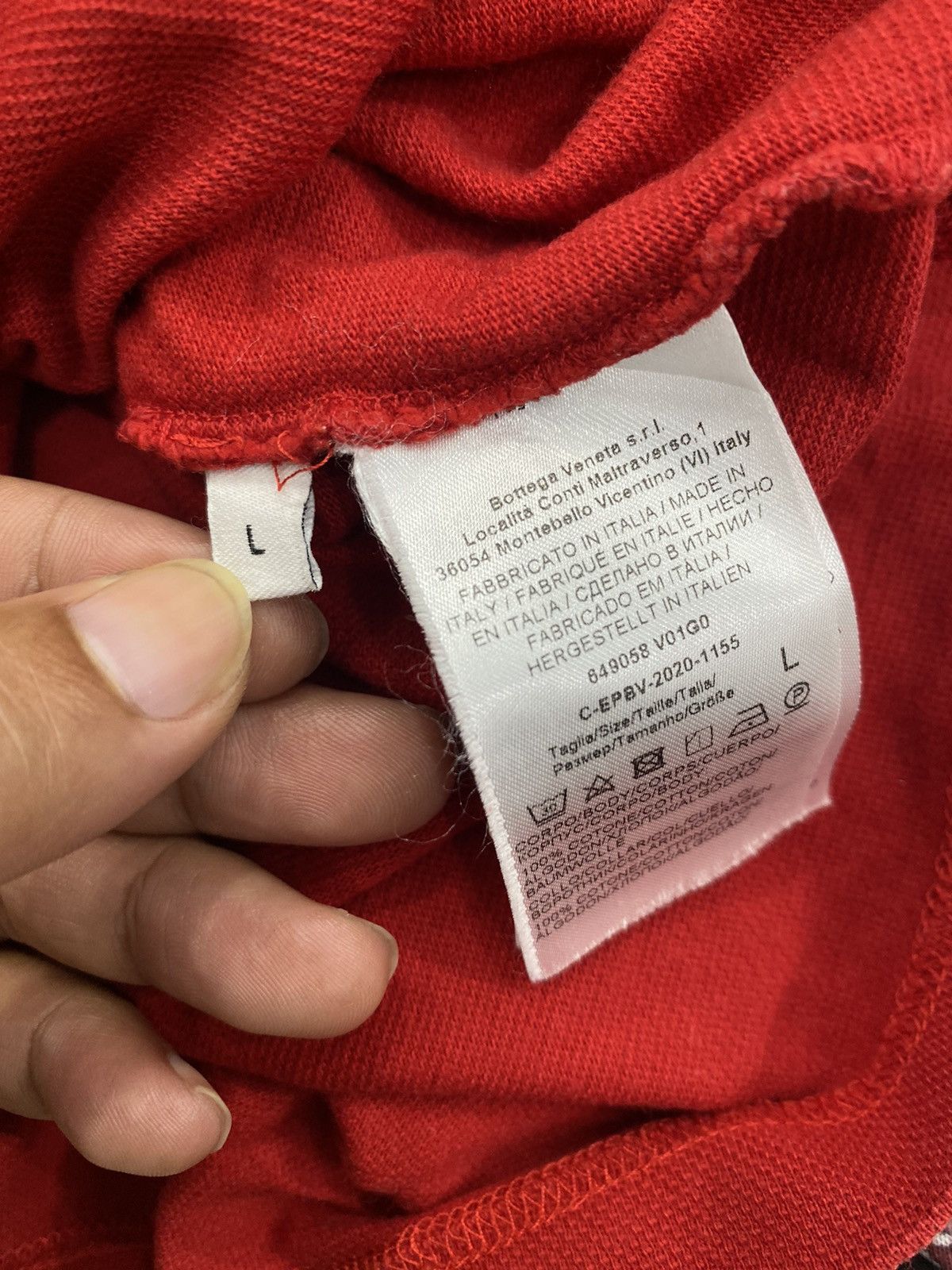 Bottega Veneta Bottega Veneta Polo Cotton piquet Red Size US L / EU 52-54 / 3 - 11 Thumbnail