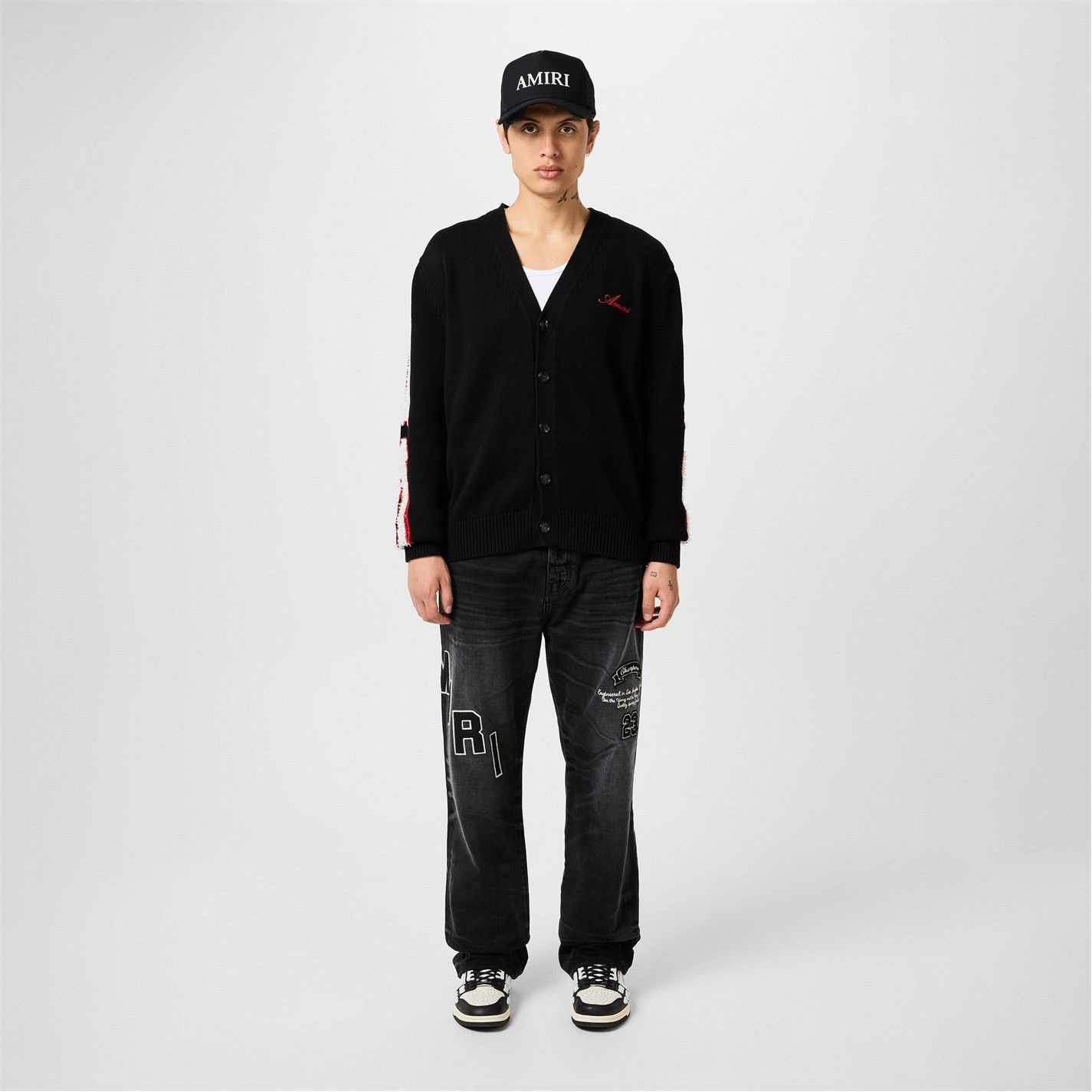 Amiri AMIRI Bones Cardigan Size US XL / EU 56 / 4 - 5 Thumbnail