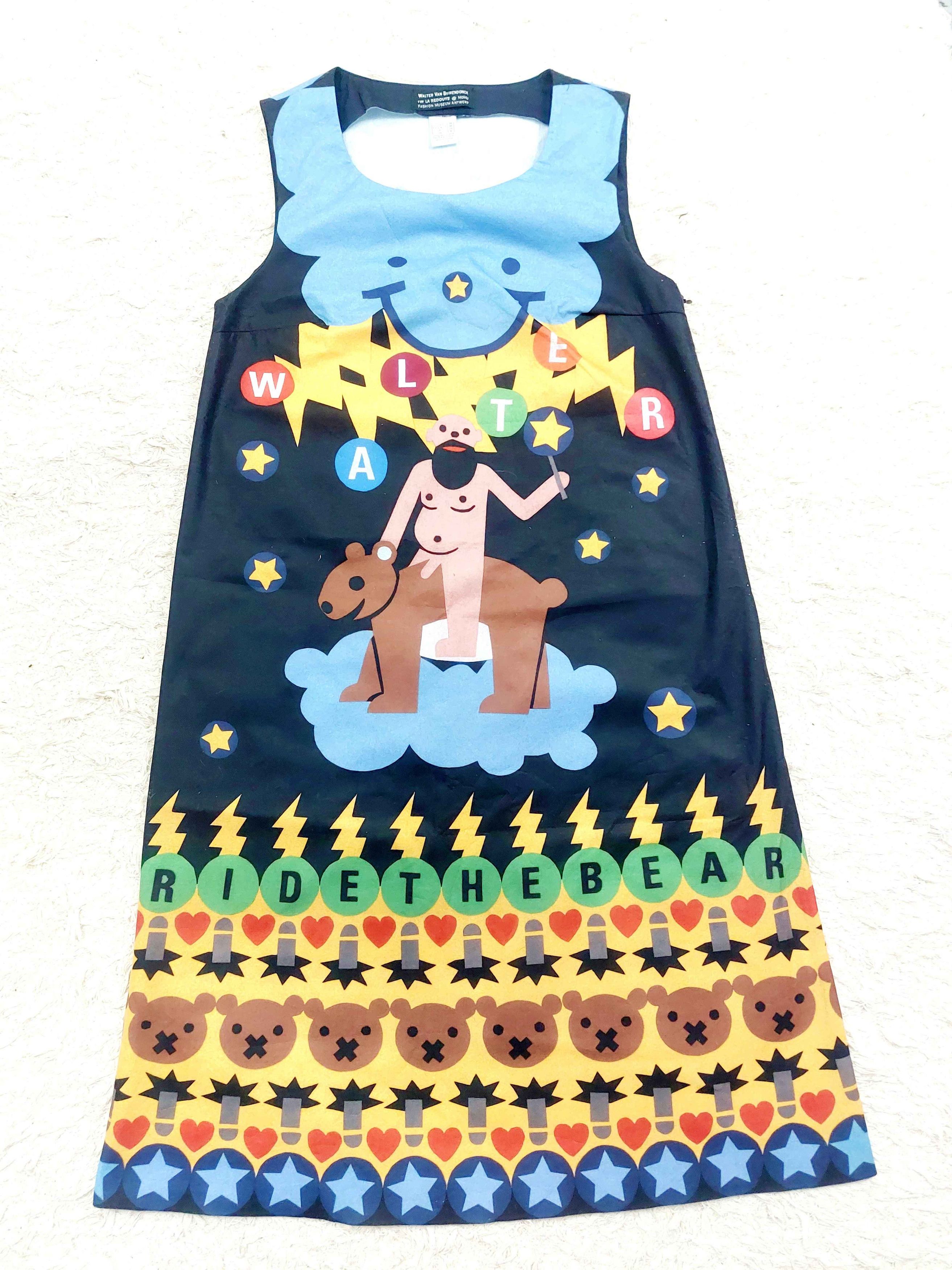 Walter Van Beirendonck Walter Van Beirendonck W&LT Momu Bear Paper Dress Size M / US 6-8 / IT 42-44 - 3 Thumbnail