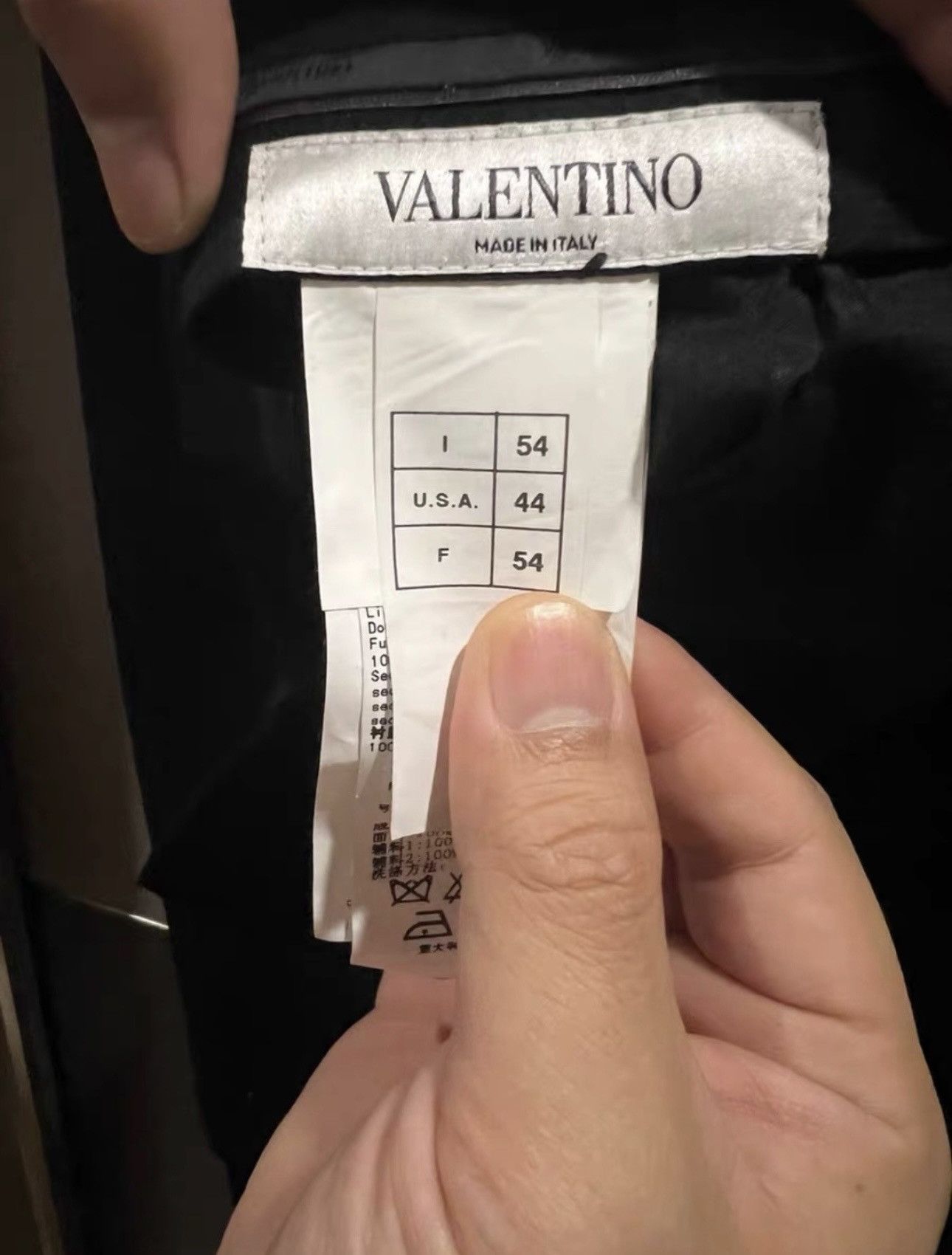 Valentino Valentino black striped patterns suite and trousers Size 54R - 6 Thumbnail