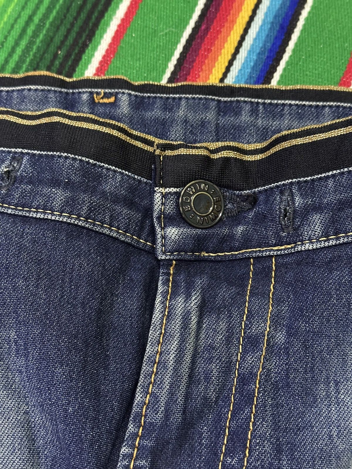 If Six Was Nine 💥Edwin Flare 💥 Japanese Brand Edwin Jersey Flare 💥 Size US 32 / EU 48 - 12 Thumbnail