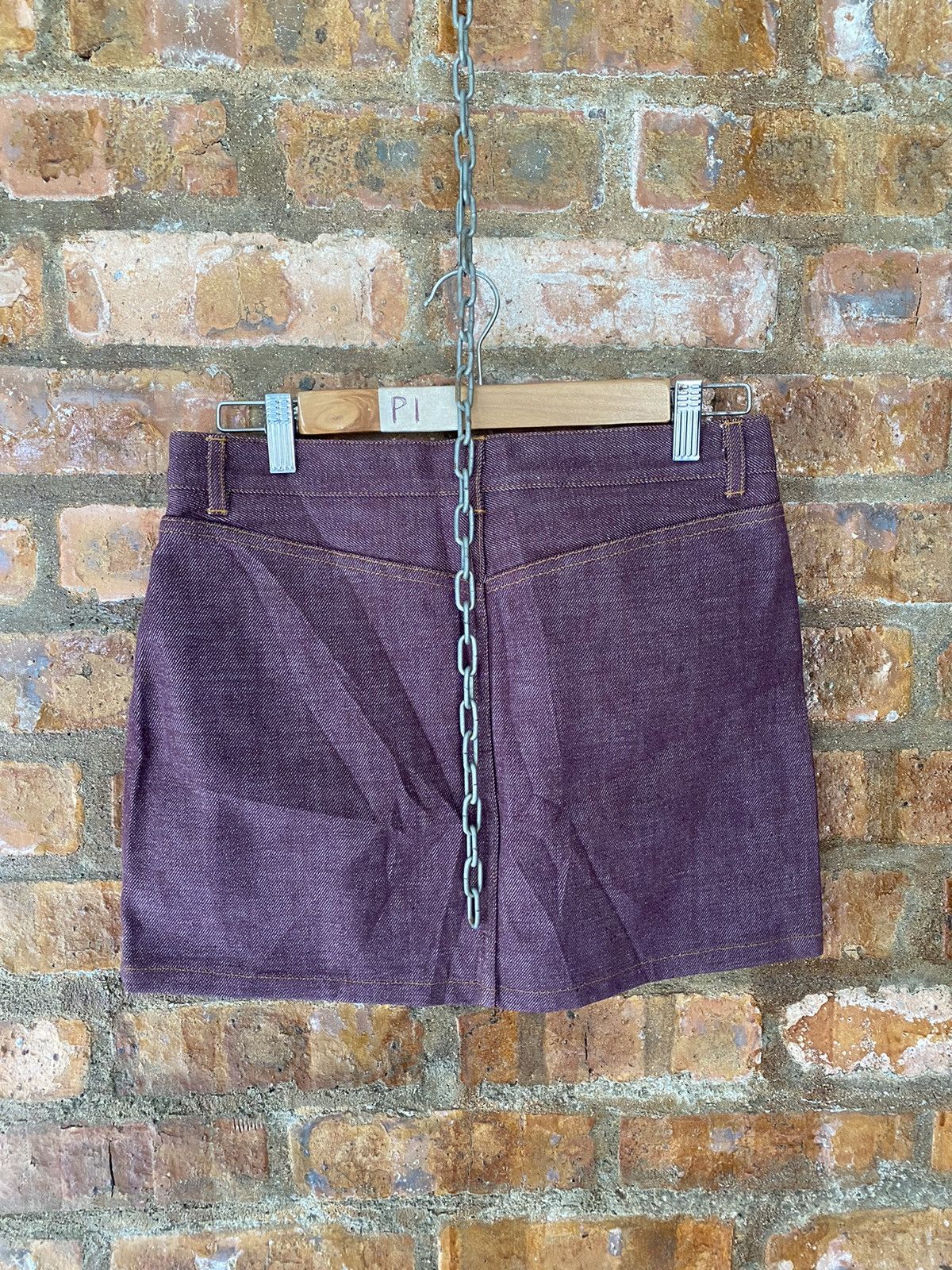 A.P.C. AW2001 APC raw denim skirt Size 29" - 7 Thumbnail