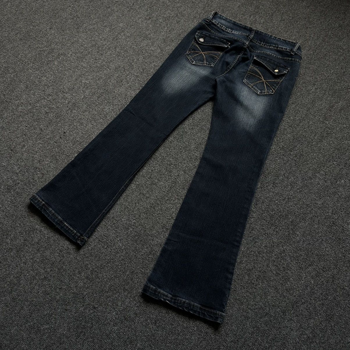 Y/Project VTG Jane Low Rise Flared Jeans Size R14 Y2K 00s USA Staff P Size 32" / US 10 / IT 46 - 3 Thumbnail
