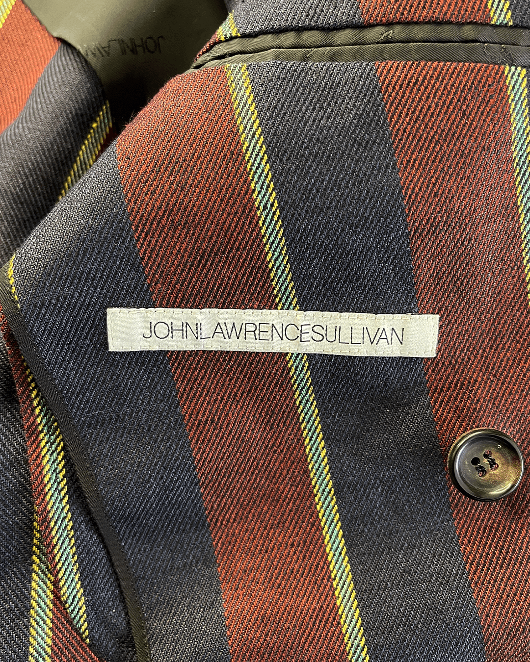 JOHN LAWRENCE SULLIVAN John Lawrence Sullivan Striped Linen Blazer Size XXS / US 00 / IT 34 - 8 Thumbnail