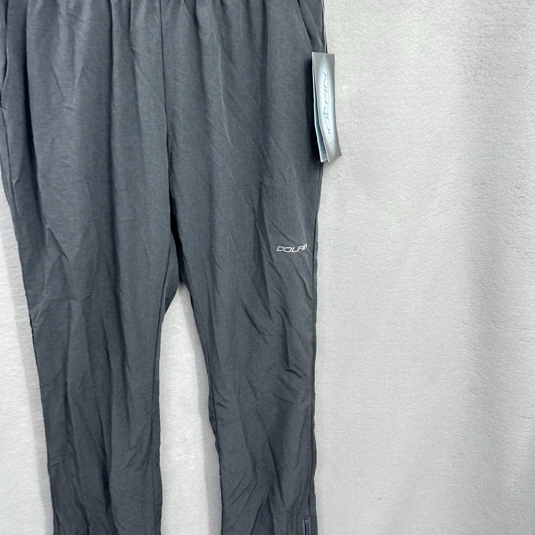 Vintage Dolfin Jogger Pants Mens Small Gray Lightweight Athletic Activewear Hiking Size US 29 - 3 Thumbnail