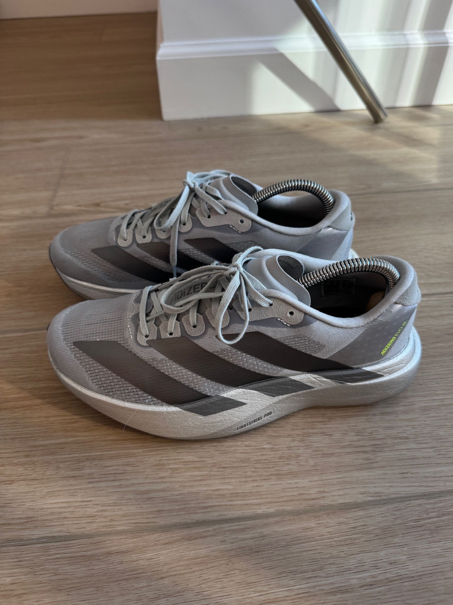 Adidas Adidas Adizero EVO SL Silver Size US 7 / EU 40 - 3 Thumbnail