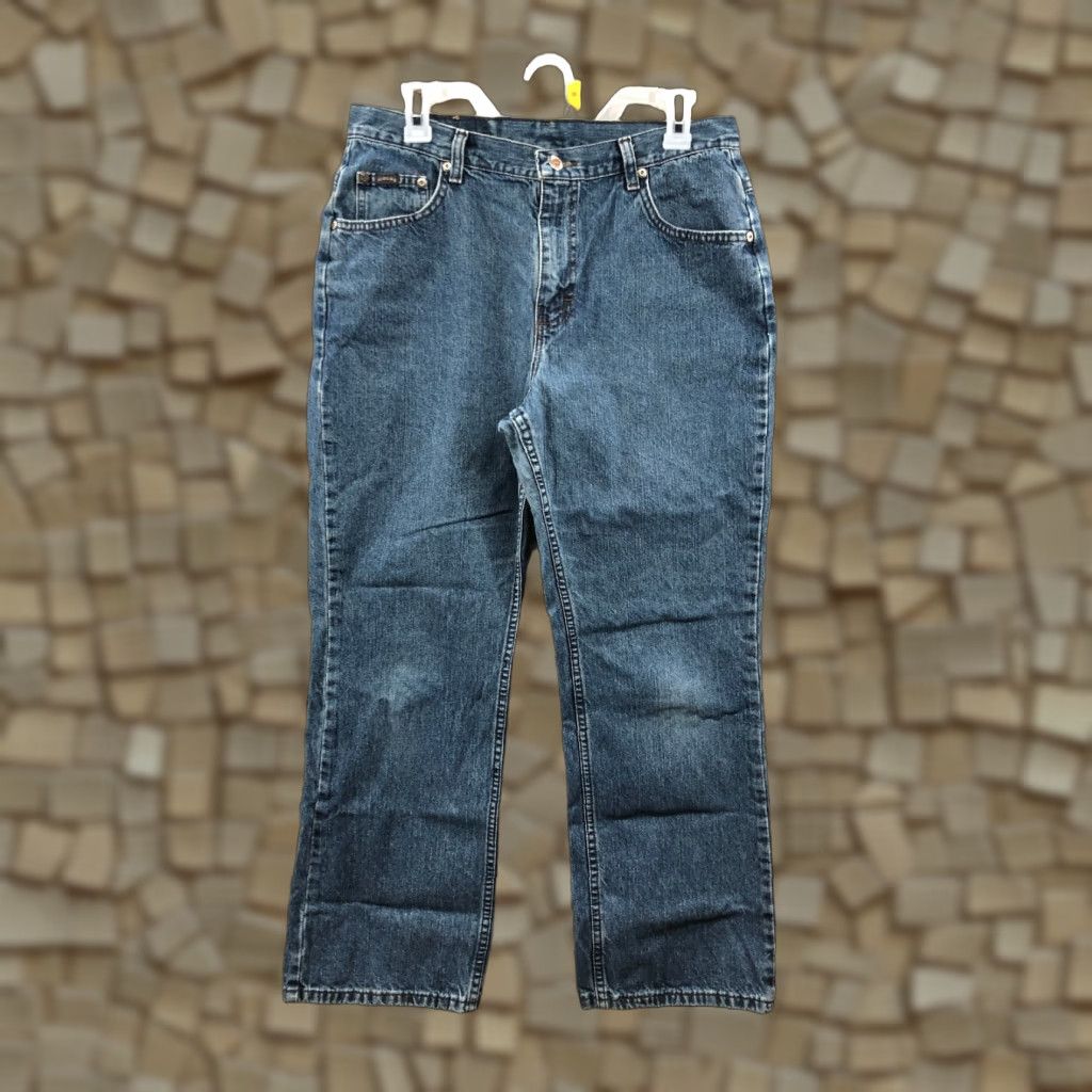 Vintage Riders Jeans Women Size 8 High Rise Dark Wash Denim Straight Blue Size 30" / US 8 / IT 44 - 1 Thumbnail