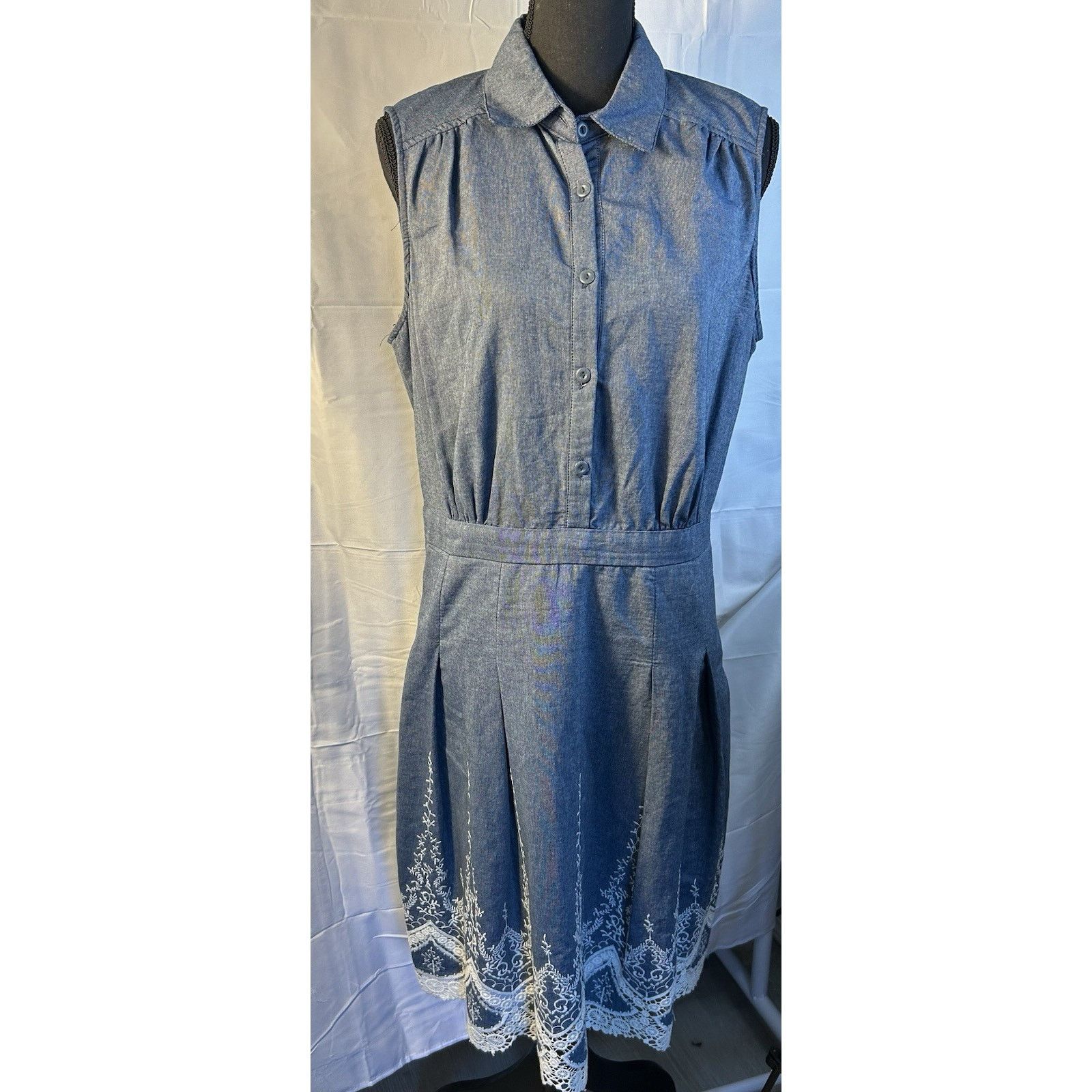 & Other Stories Westport 1962 beautiful lightweight sleeveless lace dress 12 Size XL / US 12-14 / IT 48-50 - 1 Thumbnail