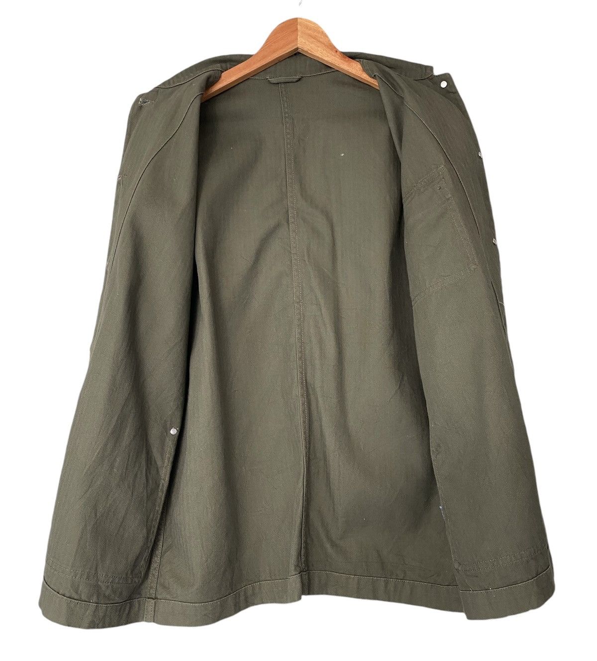 Uniqlo GU JEANS Chore Jacket Army Green Size US L / EU 52-54 / 3 - 15 Thumbnail