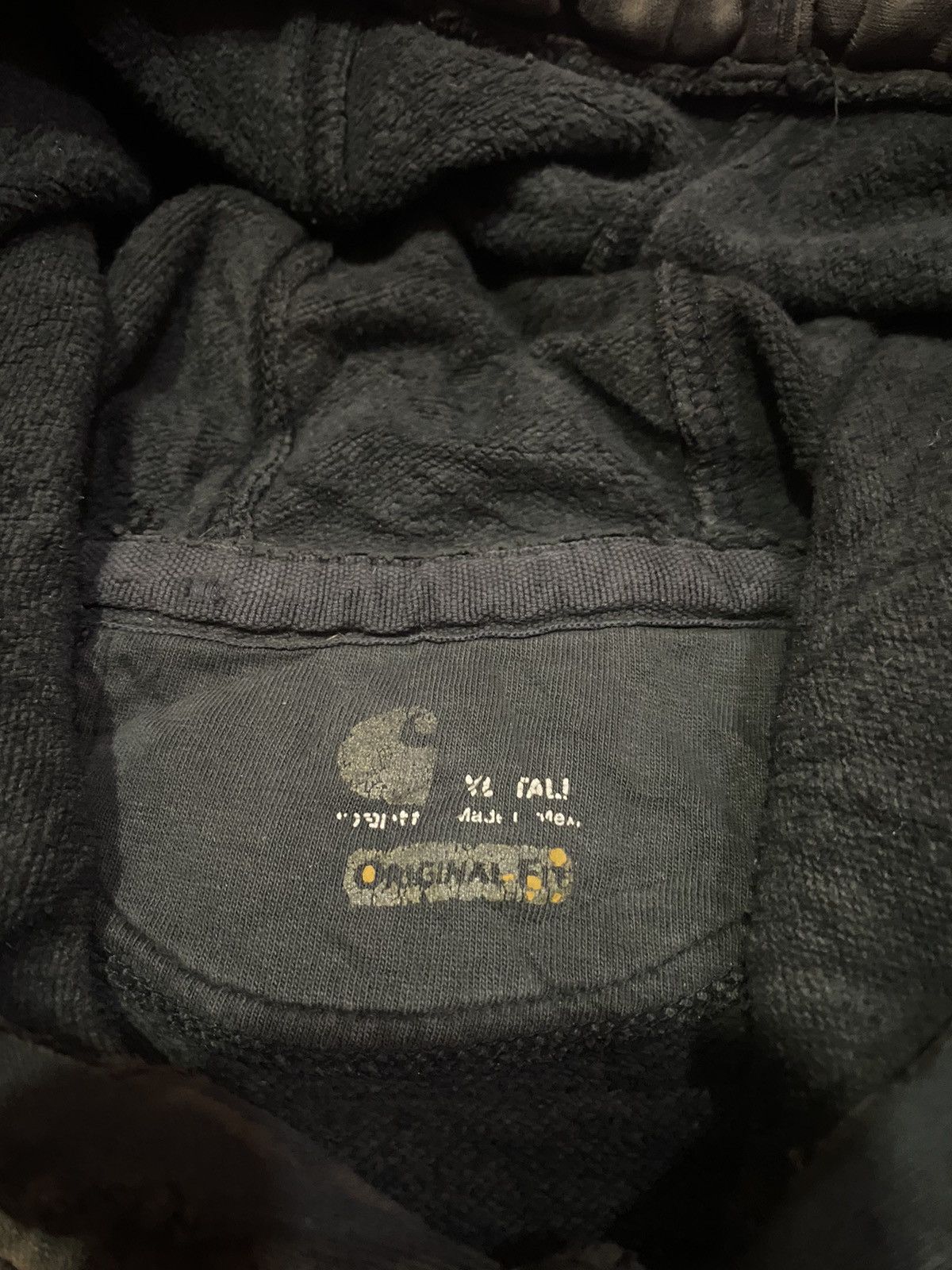 Carhartt × Vintage Trashed Carhartt Sun Faded Hoodie Size US XL / EU 56 / 4 - 14 Thumbnail