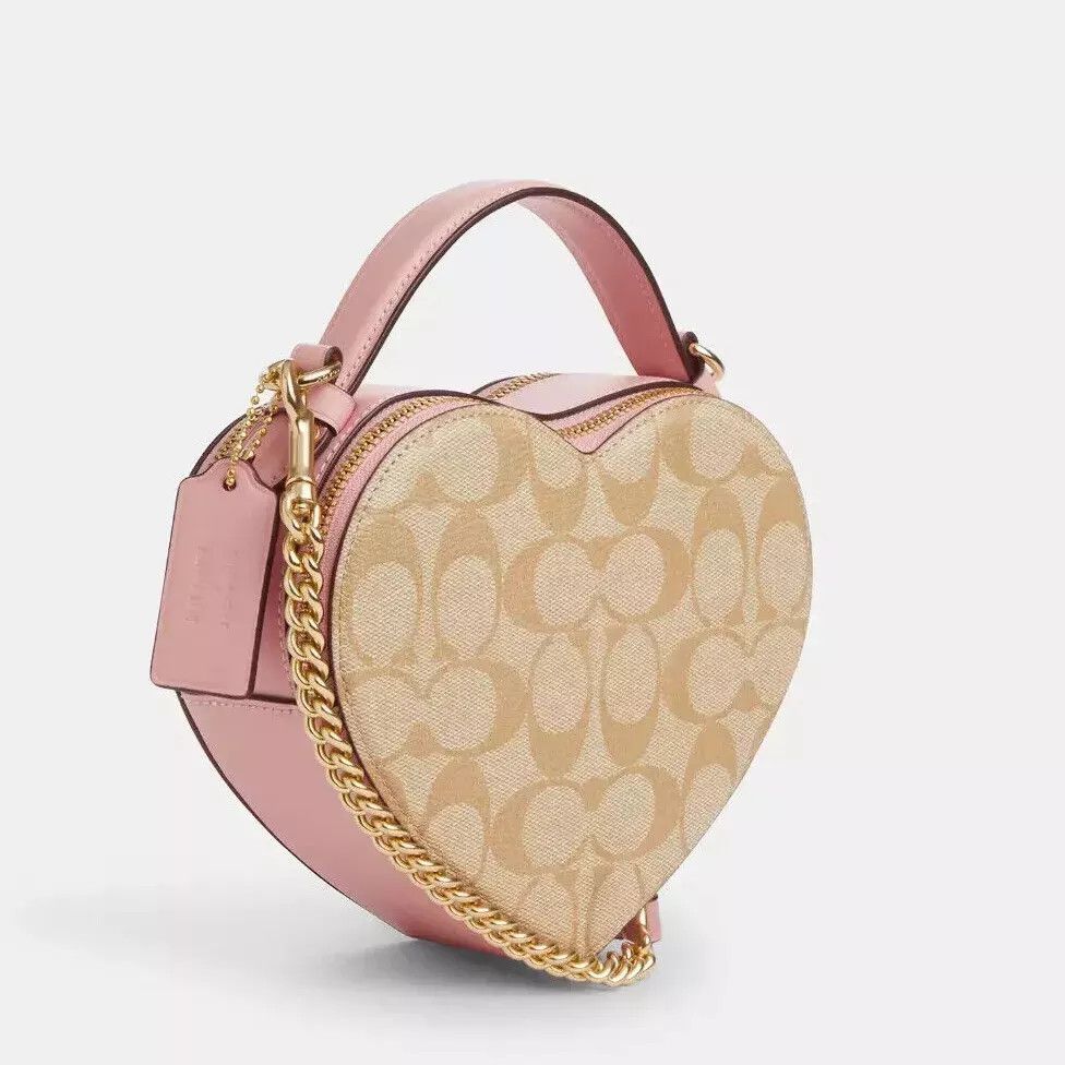 Coach Observed By Us Heart Crossbody In Signature Canvas Size ONE SIZE - 9 Thumbnail