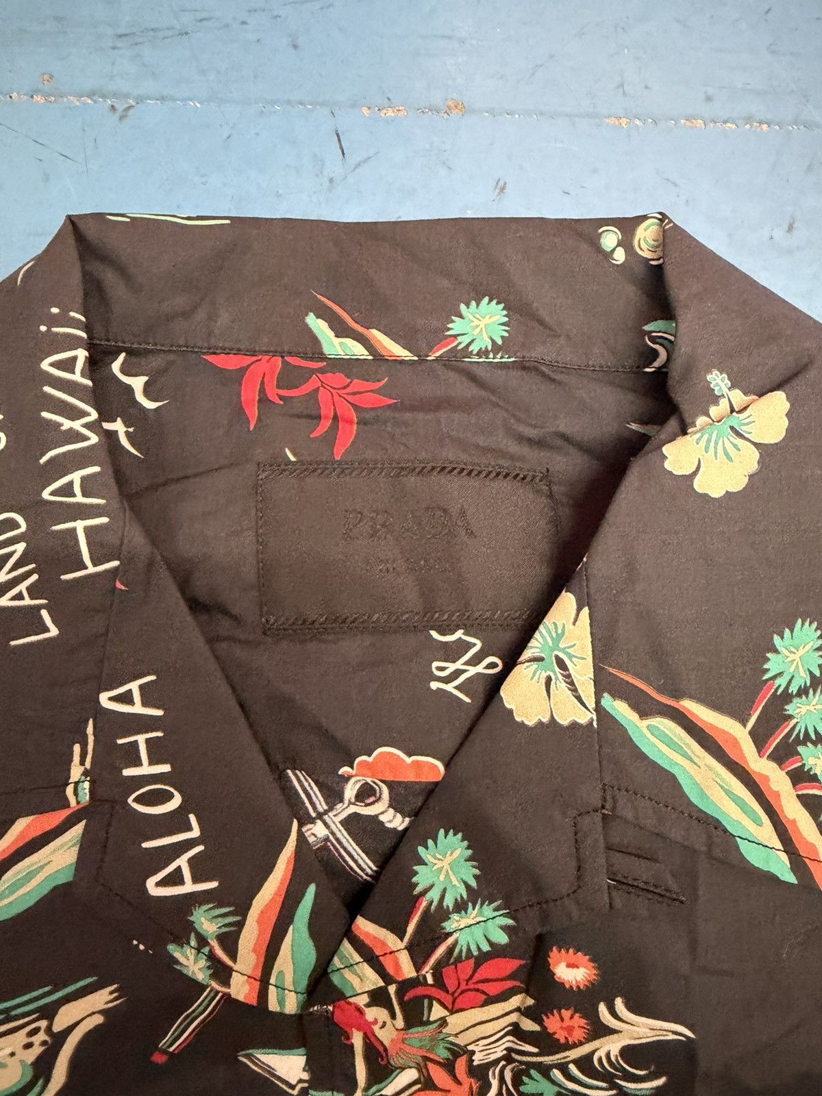 Prada PRADA 19” HAWAII SHIRT Size US L / EU 52-54 / 3 - 4 Thumbnail