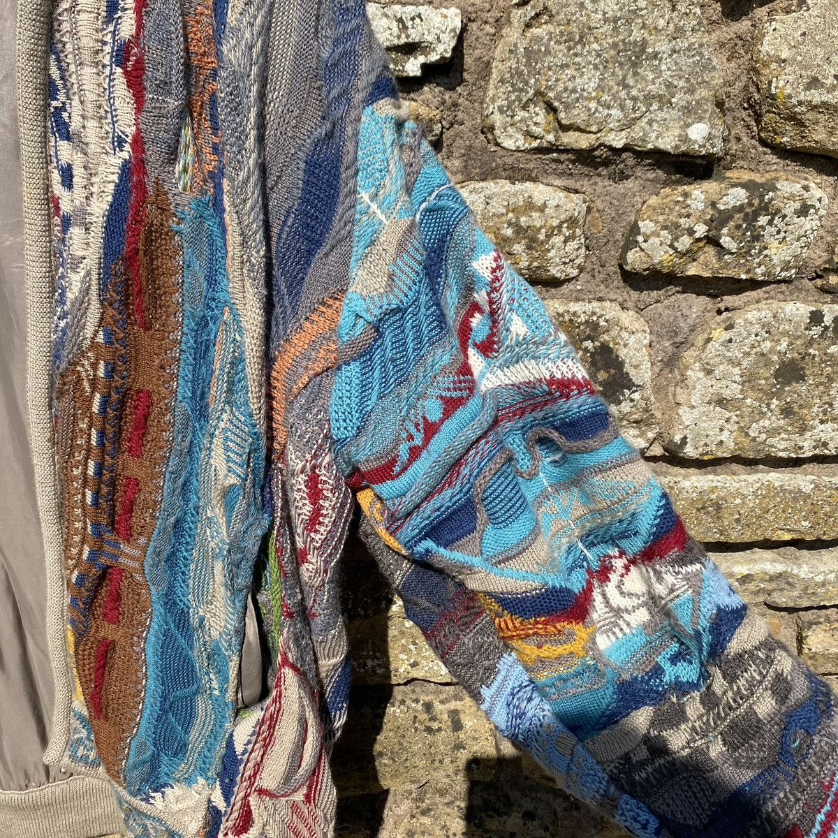 Coogi vintage coogi multicoloured knit bomber jacket Size US M / EU 48-50 / 2 - 4 Thumbnail
