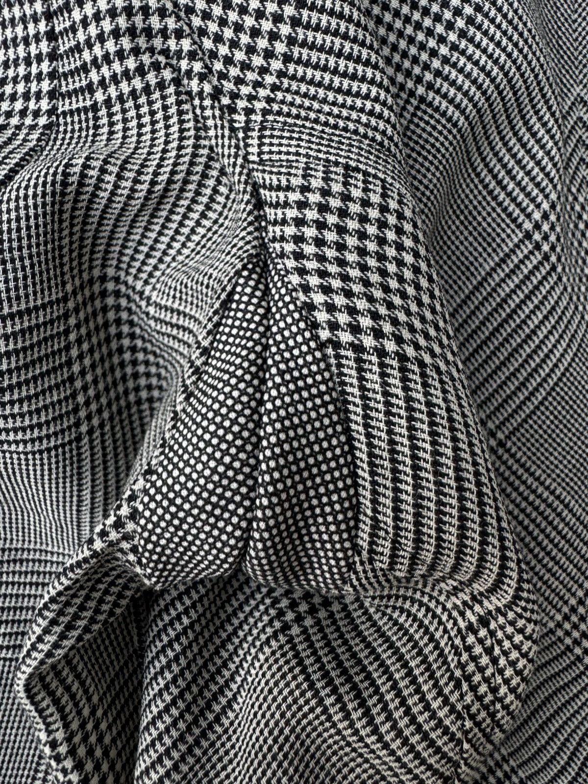 Junya Watanabe Junya Watanabe SS04 Asymmetrical Draped Houndstooth Coat Size M / US 6-8 / IT 42-44 - 8 Thumbnail