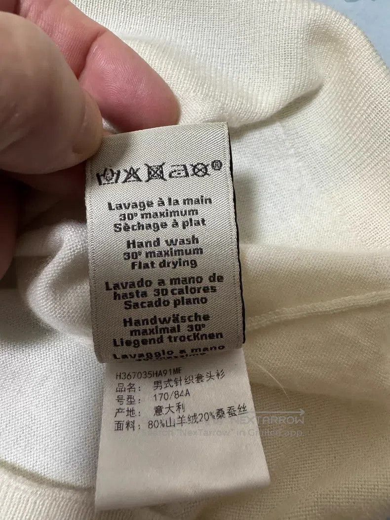 Hermes Hermes Cashmere Sweater, 80% Cashmere + 20% Mulberry Silk, Size M / US 6-8 / IT 42-44 - 9 Thumbnail