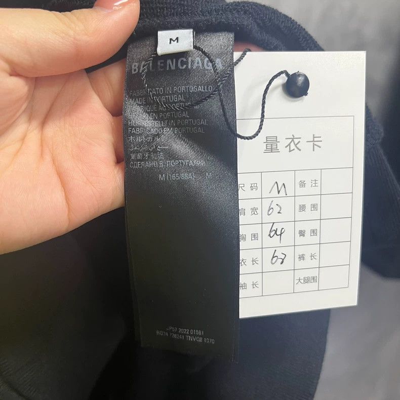 Balenciaga Balenciaga latest black letter logo printed long sleeved sh Size US M / EU 48-50 / 2 - 4 Thumbnail
