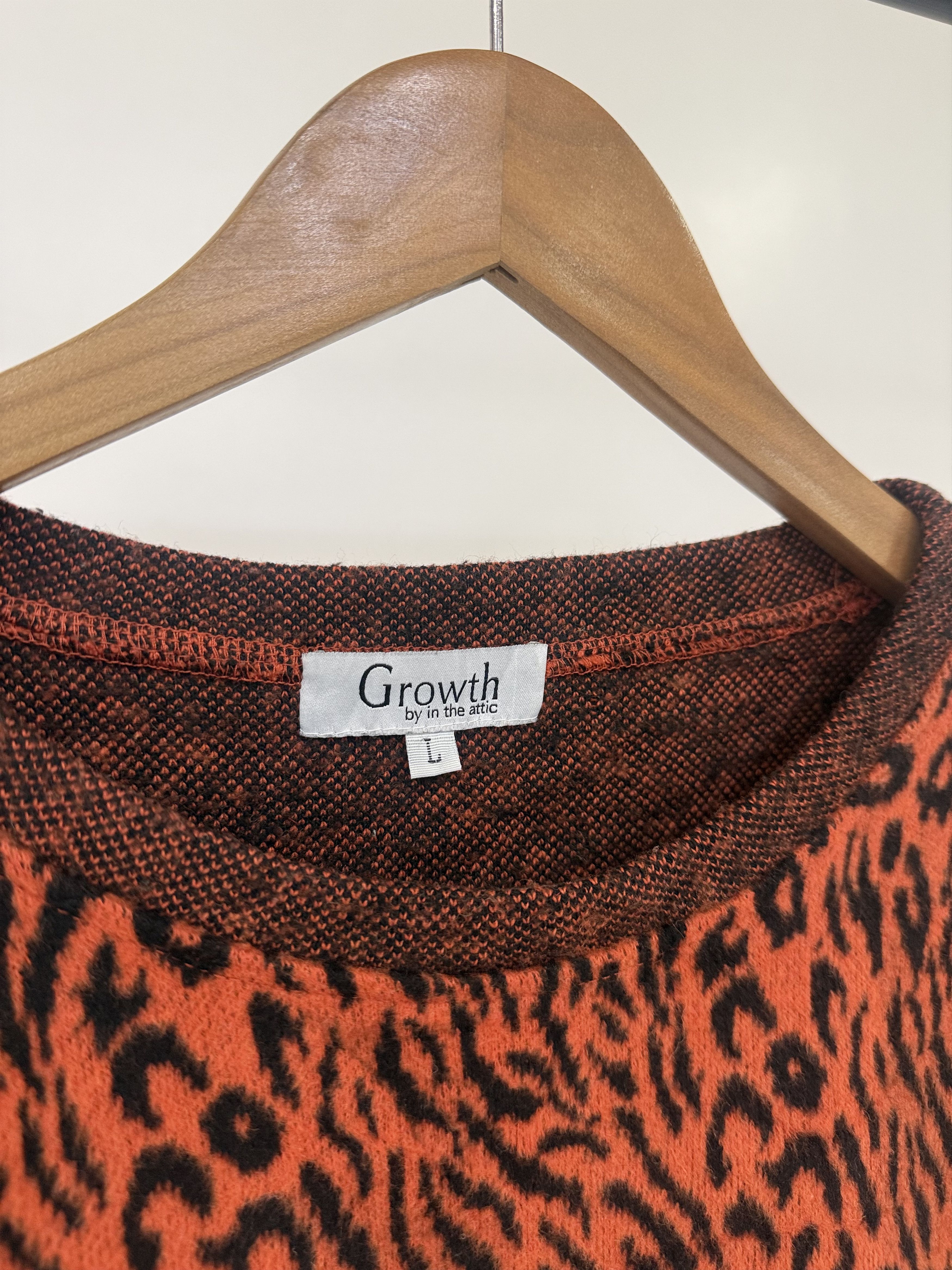 In The Attic In The Attic - Leopard Sweater Ifsixwasnine LGB GRUNGE Size US L / EU 52-54 / 3 - 5 Thumbnail