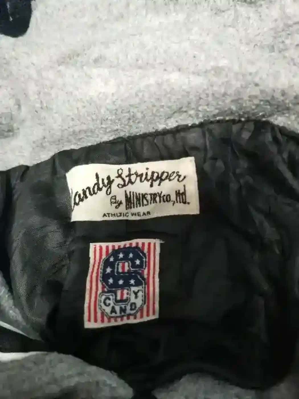 Vintage Vintage Candy Stripper by Ministry Varsity Jacket Size US S / EU 44-46 / 1 - 4 Thumbnail