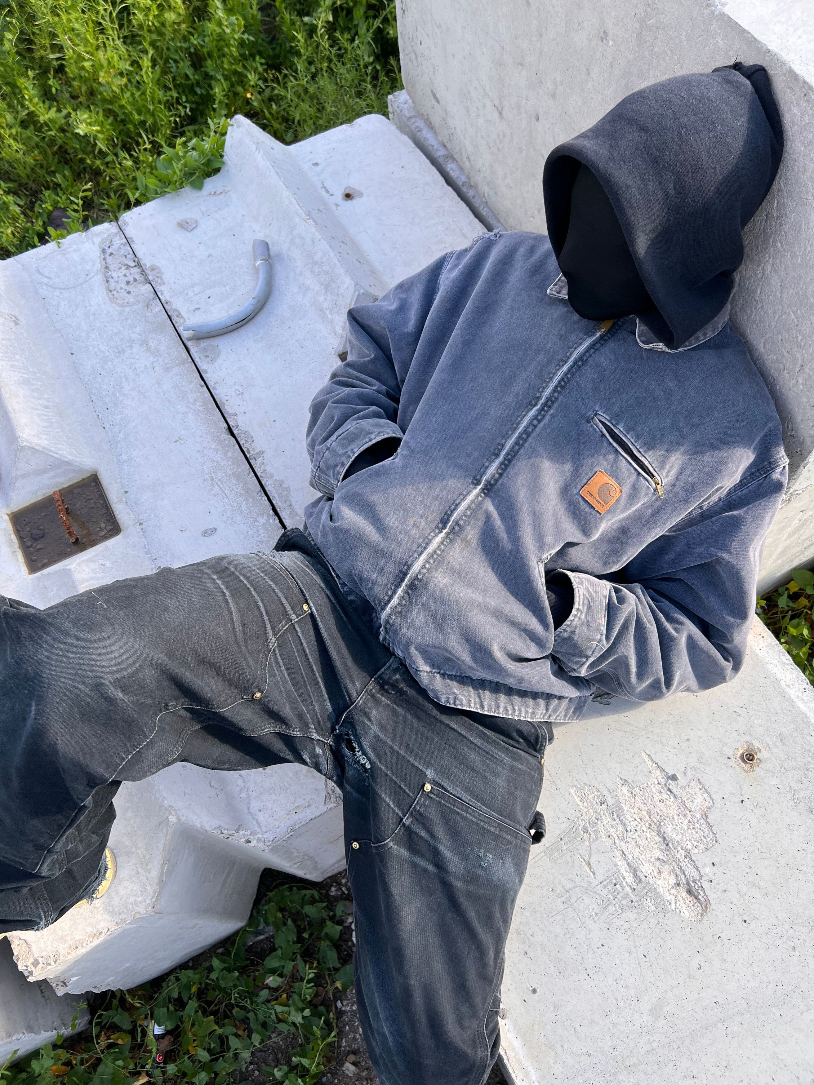 Carhartt Faded Black J97 Carhartt Detroit Work Jacket - XXL (boxy) Size US XXL / EU 58 / 5 - 7 Thumbnail