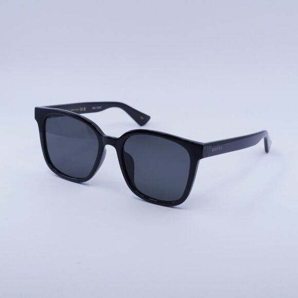 🕶️ New Gucci GG1346SK 001 Sunglasses - Shiny Black Frame