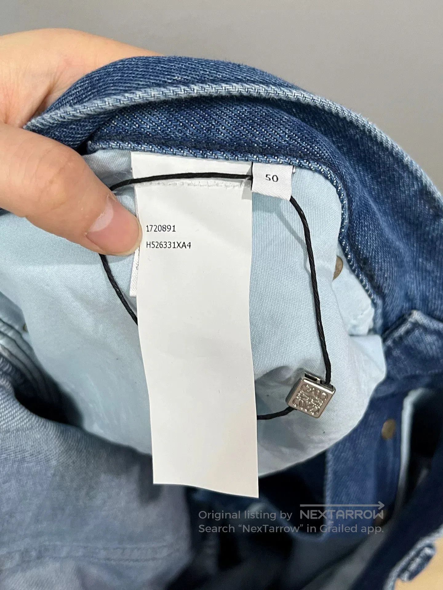 Loewe Loewe Embossed Logo Denim Pants Size 50. Size US 40 / EU 56 - 4 Thumbnail