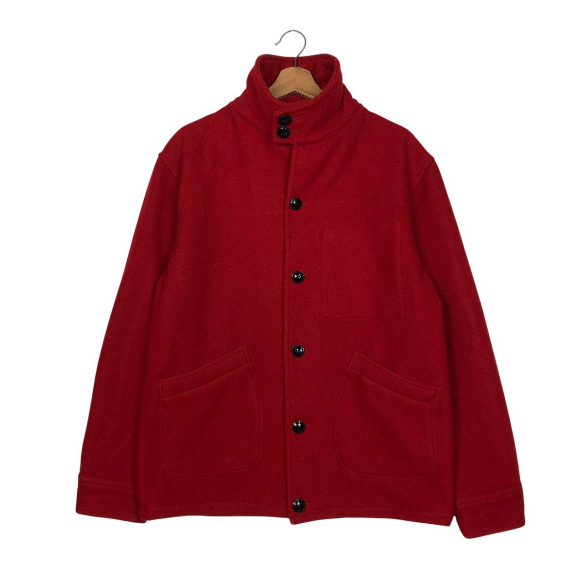 Tenderloin 🔥RICH RED VINTAGE WOOL WORKER JACKET TENDERLOIN Size US L / EU 52-54 / 3 - 3 Thumbnail