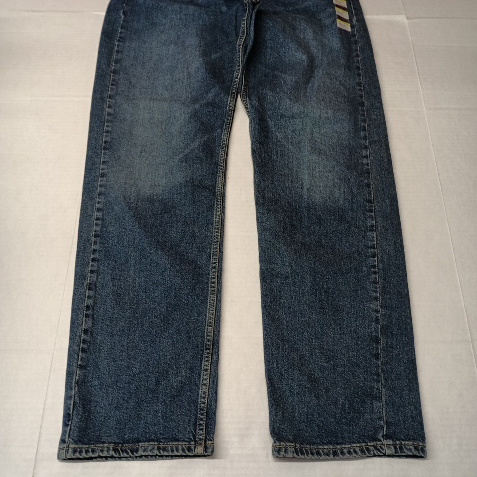 Levi's Levi's 505 Regular Jeans Men's 36x34 Blue Stretch Straight Size US 36 / EU 52 - 2 Thumbnail