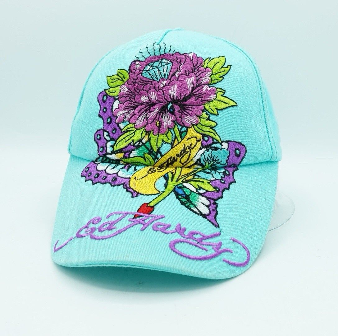 Ed Hardy Ed Hardy Kids Womens Hat Adjustable Cap Christian Audigier Size ONE SIZE - 1 Thumbnail