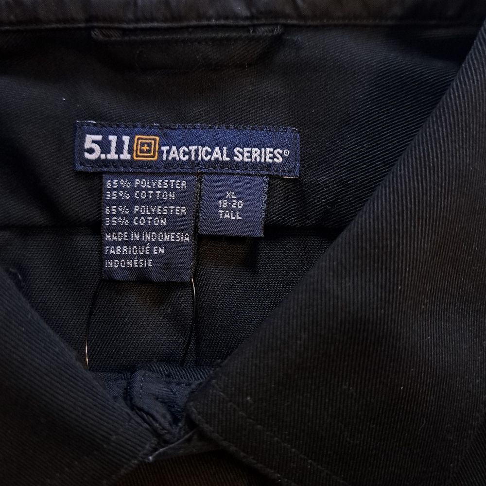 5.11 5.11 Tactical Series Patrol Duty Uniform B Class Shirt Black Size XL / US 12-14 / IT 48-50 - 3 Thumbnail