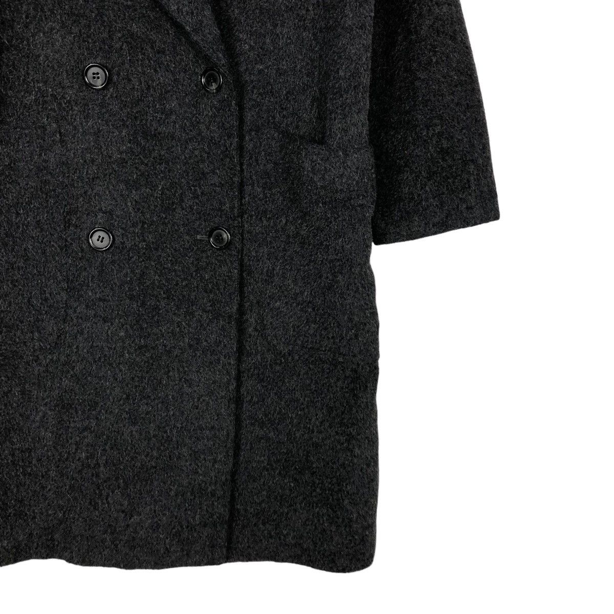 Calvin Klein 🔥Rich Grey Long Jacket Wool Herringbone Calvin Klein Size US M / EU 48-50 / 2 - 5 Thumbnail