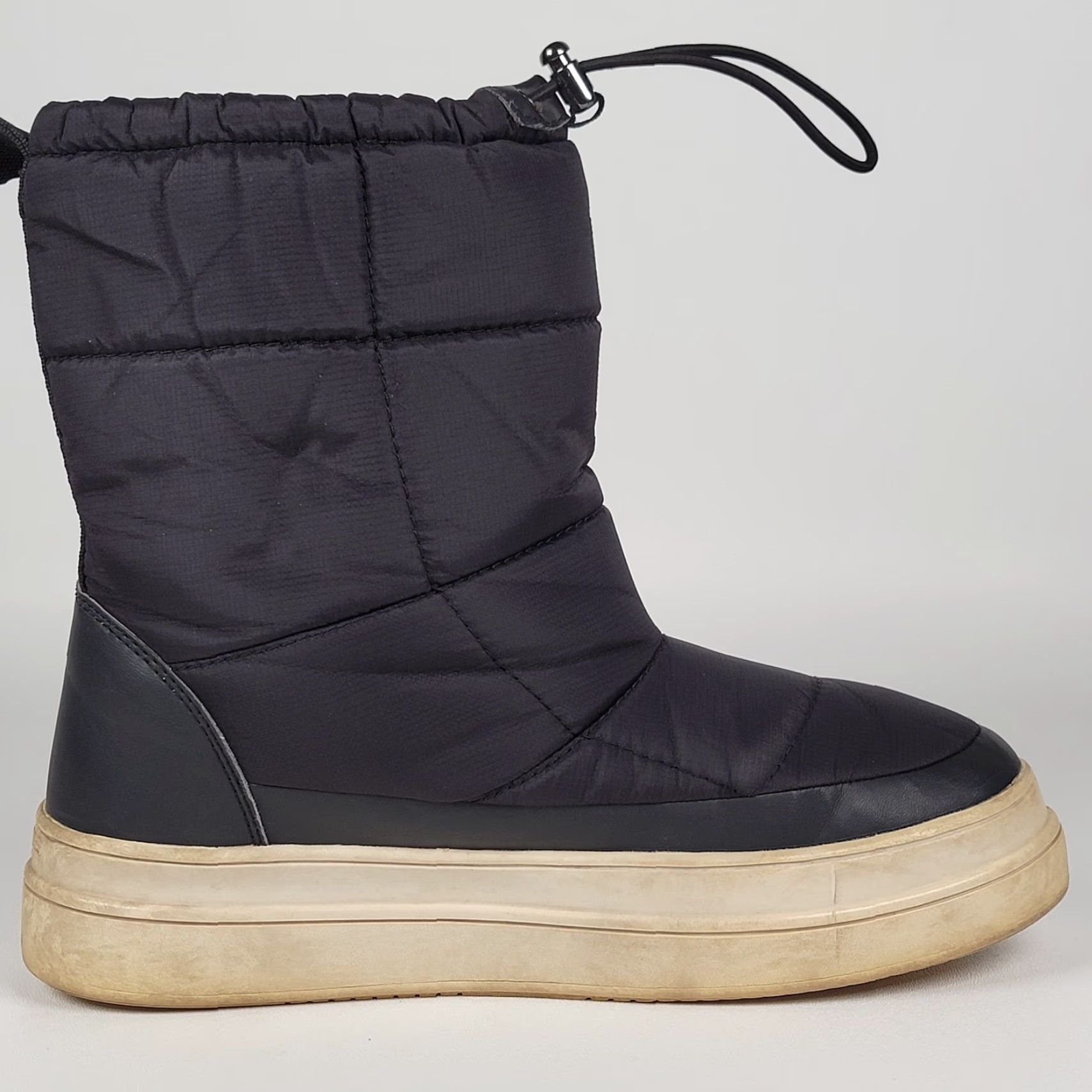 Weatherproof VINTAGE Weatherproof Noah Black Quilted Puffer Platform Boot Womens Size US 8 / IT 38 - 5 Thumbnail